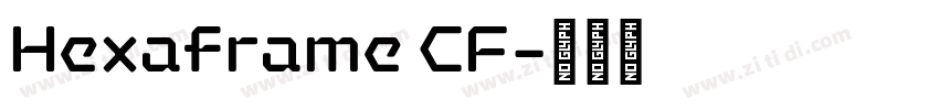 Hexaframe CF字体转换